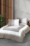 Pierre Cardin Ranforce Nevresim Seti Çift Kişilik Maya Kahve