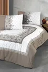 Pierre Cardin Ranforce Nevresim Seti Çift Kişilik Maya Kahve