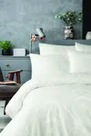 Pierre Cardin Ranforce Nevresim Takımı Çift Kişilik Adela Beyaz