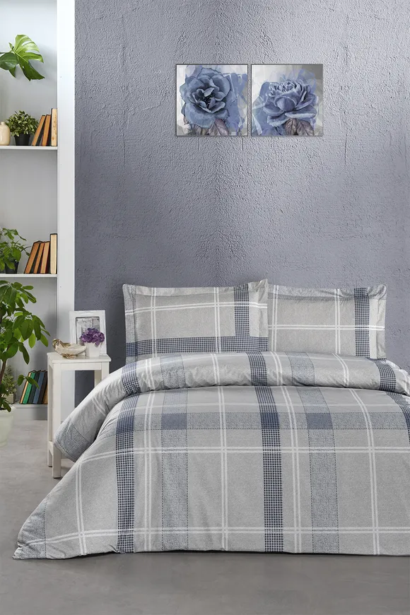 Pierre Cardin Ranforce Nevresim Takımı Çift Kişilik Ecose