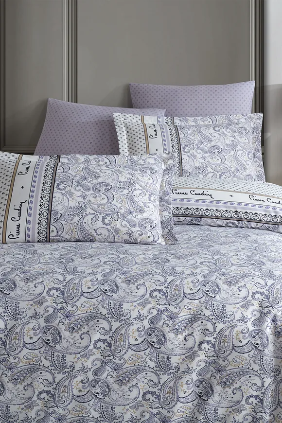 Pierre Cardin Ranforce Nevresim Takımı Çift Kişilik Etnic İndigo