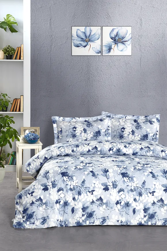 Pierre Cardin Ranforce Nevresim Takımı Çift Kişilik Leaf