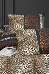 Pierre Cardin Ranforce Nevresim Takımı Çift Kişilik Leopar