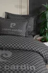 Pierre Cardin Ranforce Nevresim Takımı Çift Kişilik Paris Antrasit