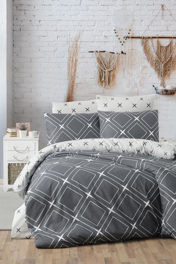 Pierre Cardin Ranforce Nevresim Takımı Tek Kişilik Diamos