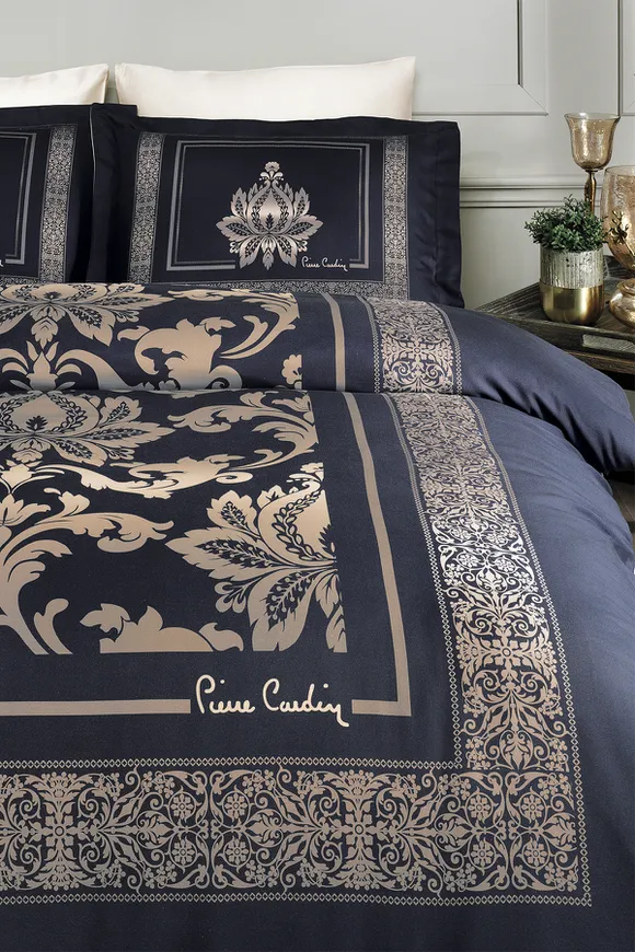 Pierre Cardin Saten Nevresim Takımı Çift Kişilik Dolce