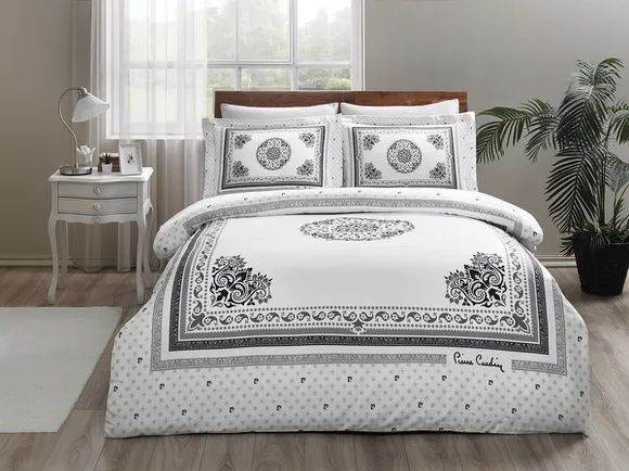 Pierre Cardin Saten Nevresim Takımı Çift Kişilik Grace