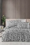 Pierre Cardin Saten Nevresim Takımı Çift Kişilik Grande Gri