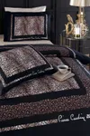 Pierre Cardin Saten Nevresim Takımı Çift Kişilik Leopar