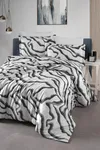 Pierre Cardin Saten Nevresim Takımı Çift Kişilik Lion Gri