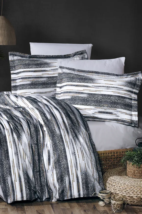 Pierre Cardin Saten Nevresim Takımı Çift Kişilik Vera