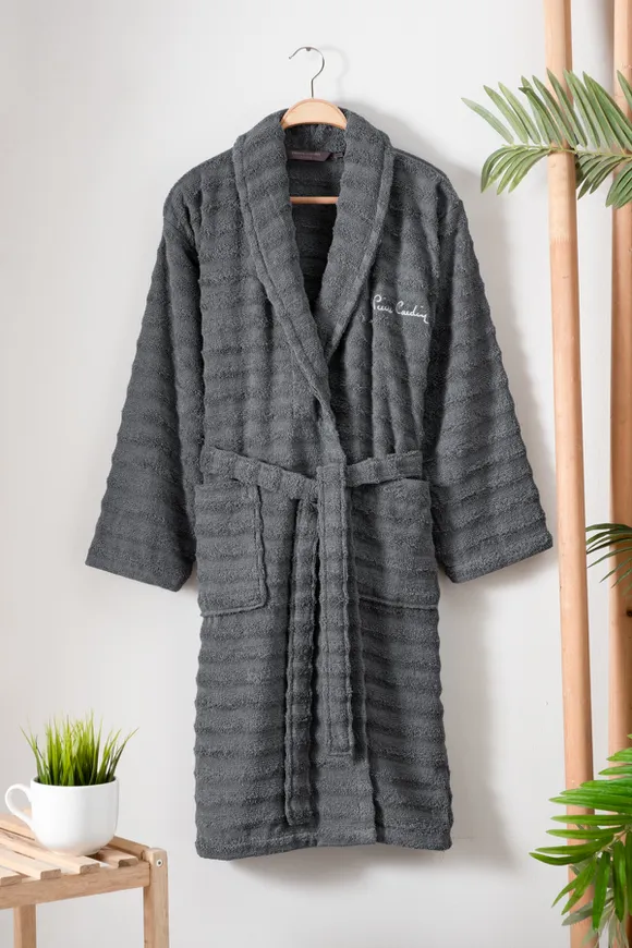 Pierre Cardin Soft Bornoz Harmony L/XL Beden Antrasit