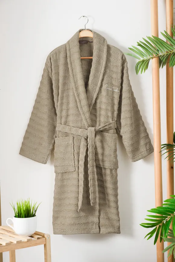 Pierre Cardin Soft Bornoz Harmony S/M Beden Bej