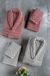 Pierre Cardin Soft Diamond Aile Seti Gri-Gül Kurusu