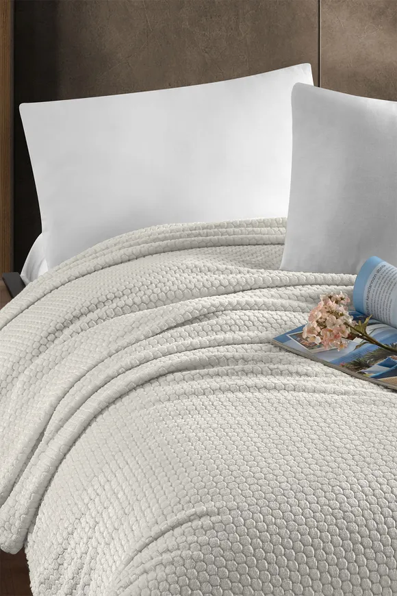 Pierre Cardin Super Soft Battaniye Çift Kişilik Harmony Şampanya