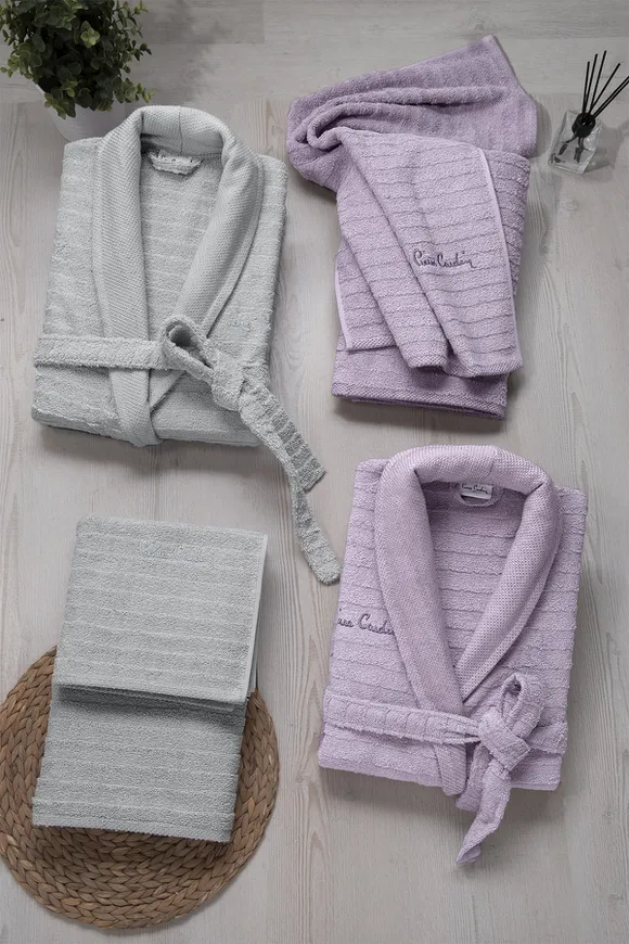 Pierre Cardin Wave Soft Aile Seti Lila - Gri