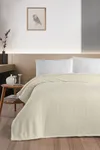 Pierre Cardin Wellsoft Battaniye Çift Kişilik Comfy Krem