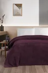Pierre Cardin Wellsoft Battaniye Çift Kişilik Comfy Mürdüm