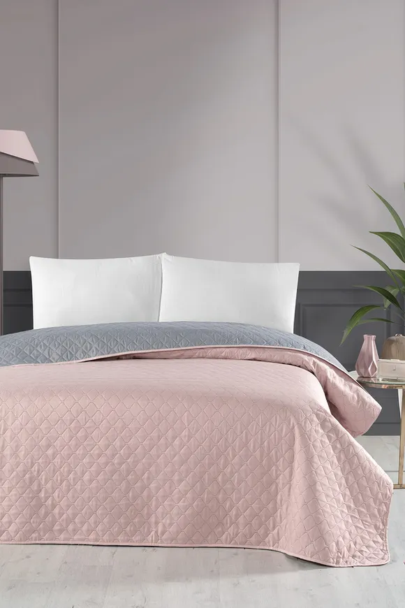 Pierre Cardin Yatak Örtüsü Çift Kişilik Everyday Pudra
