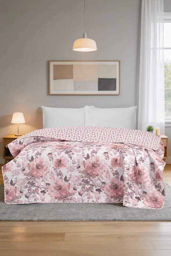 Pierre Cardin Yatak Örtüsü Çift Kişilik Everyday Rosa