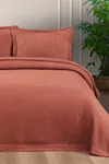 Pierre Cardin Yatak Örtüsü Çift Kişilik Valeria Kiremit (Yastık Kılıfsız)