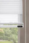 Pliseli Zebra Perde Beyaz