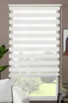 Zebra Perde Krem